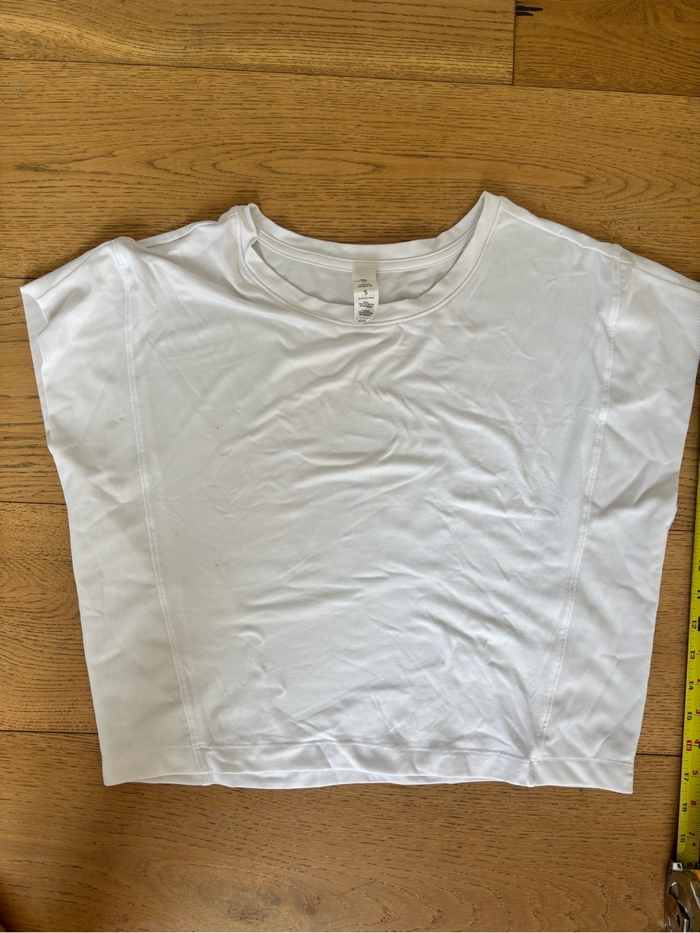 Yogalicious White Short Sleeve Crewneck Tee